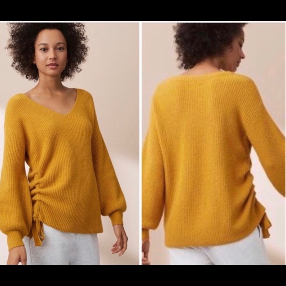 Lou & Grey Mustard Knit Sweater